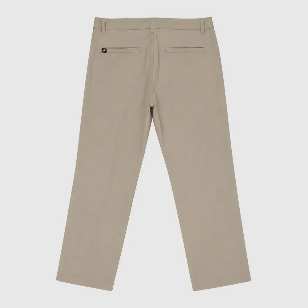 Free Fly Men’s Khaki Performance Pants Stretch Lightweight Bamboo Golf 38x32